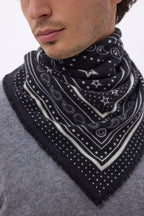 Petit Bandana Star - Noir - Homme