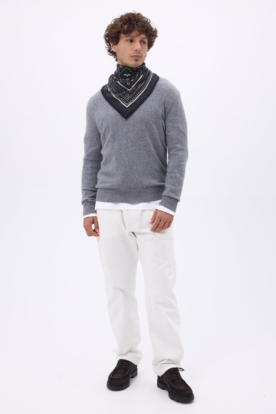 Petit Bandana Star - Noir - Homme
