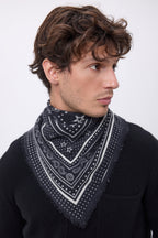 Petit Bandana Star - Noir - Homme