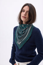 Bandana pequeño Star - Verde botella - Mujer