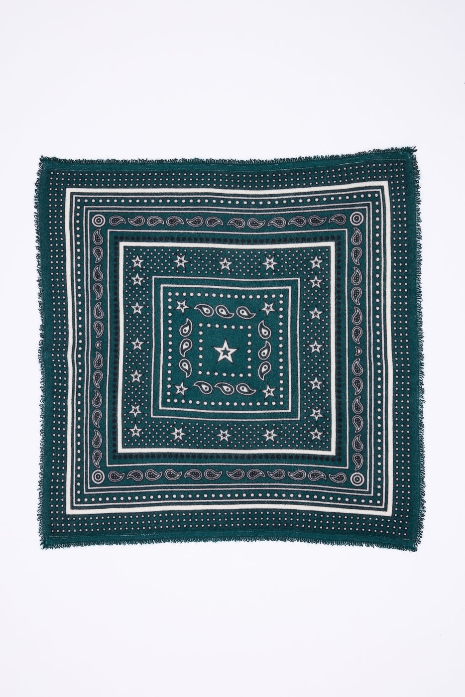 Bandana pequeño Star - Verde botella - Mujer
