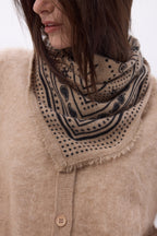 Petit Bandana Star - Beige Creme - Femme