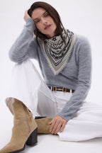 Bandana Star pequeño - Blanco - Mujer