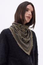 Petit Bandana Star - Khaki Chine - Femme