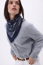 Bandana pequeño Star - Azul marino - Mujer
