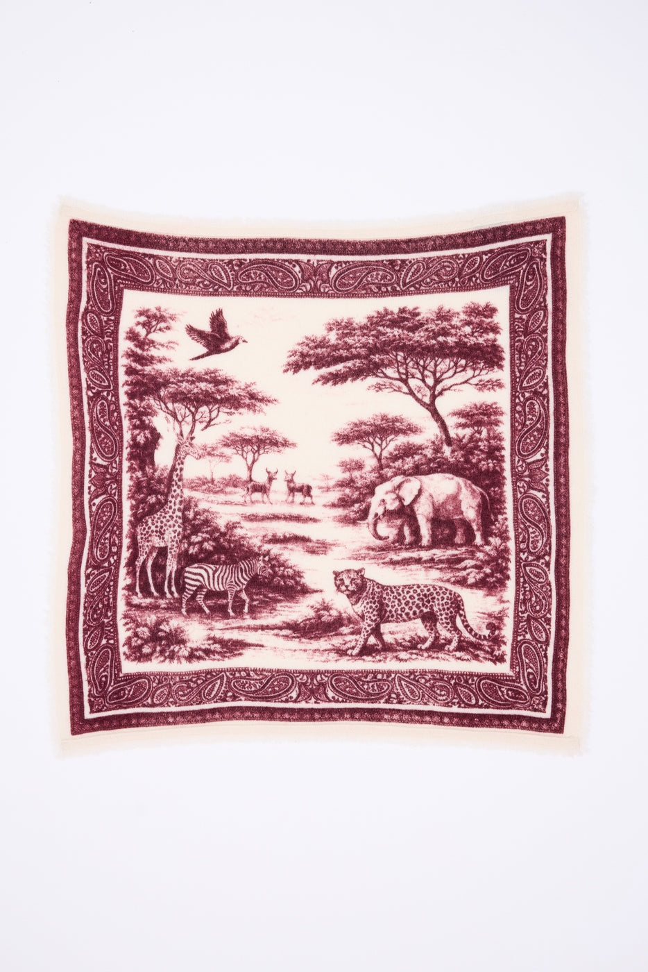 Bandana pequeño Toile De Jouy - Burdeos - Niño