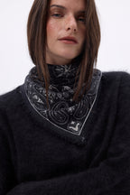 Bandana pequeño Vasco - Negro - Mujer