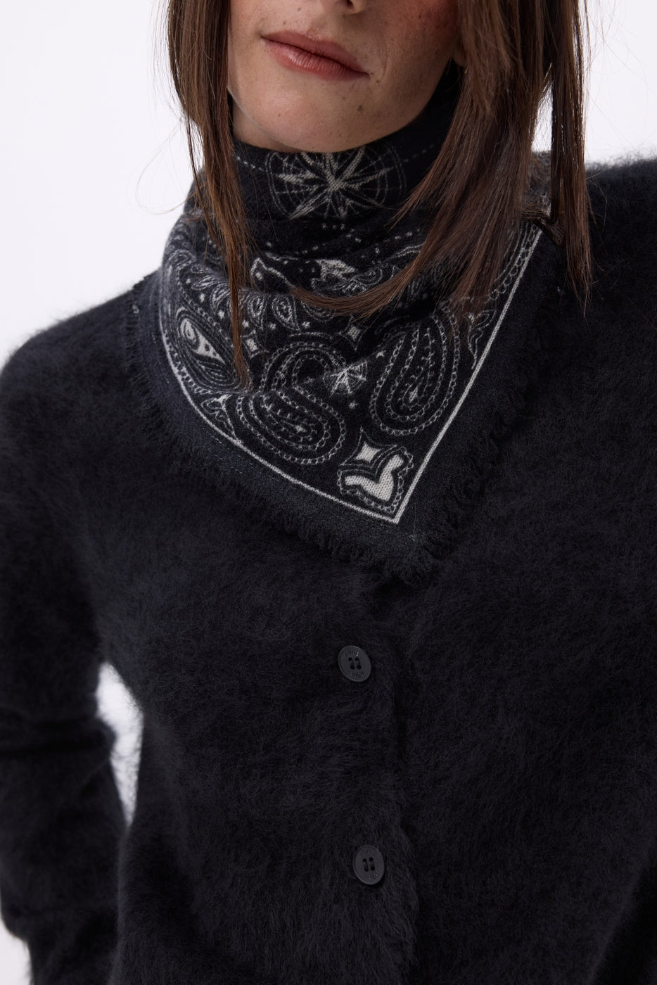 Bandana pequeño Vasco - Negro - Mujer