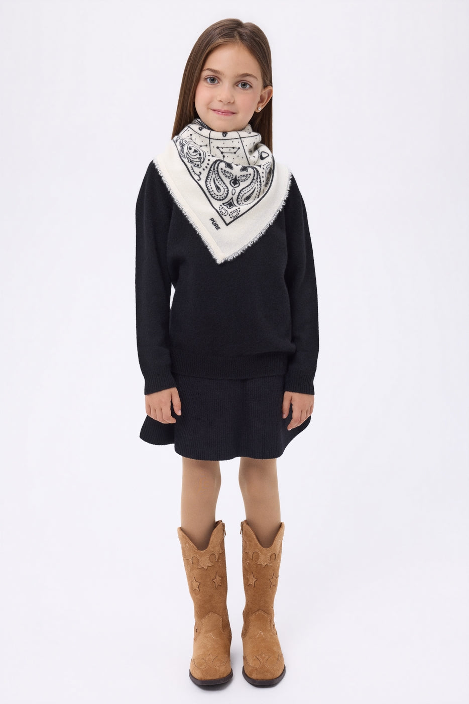 Petit Bandana Zodiac - Blanc - Enfant