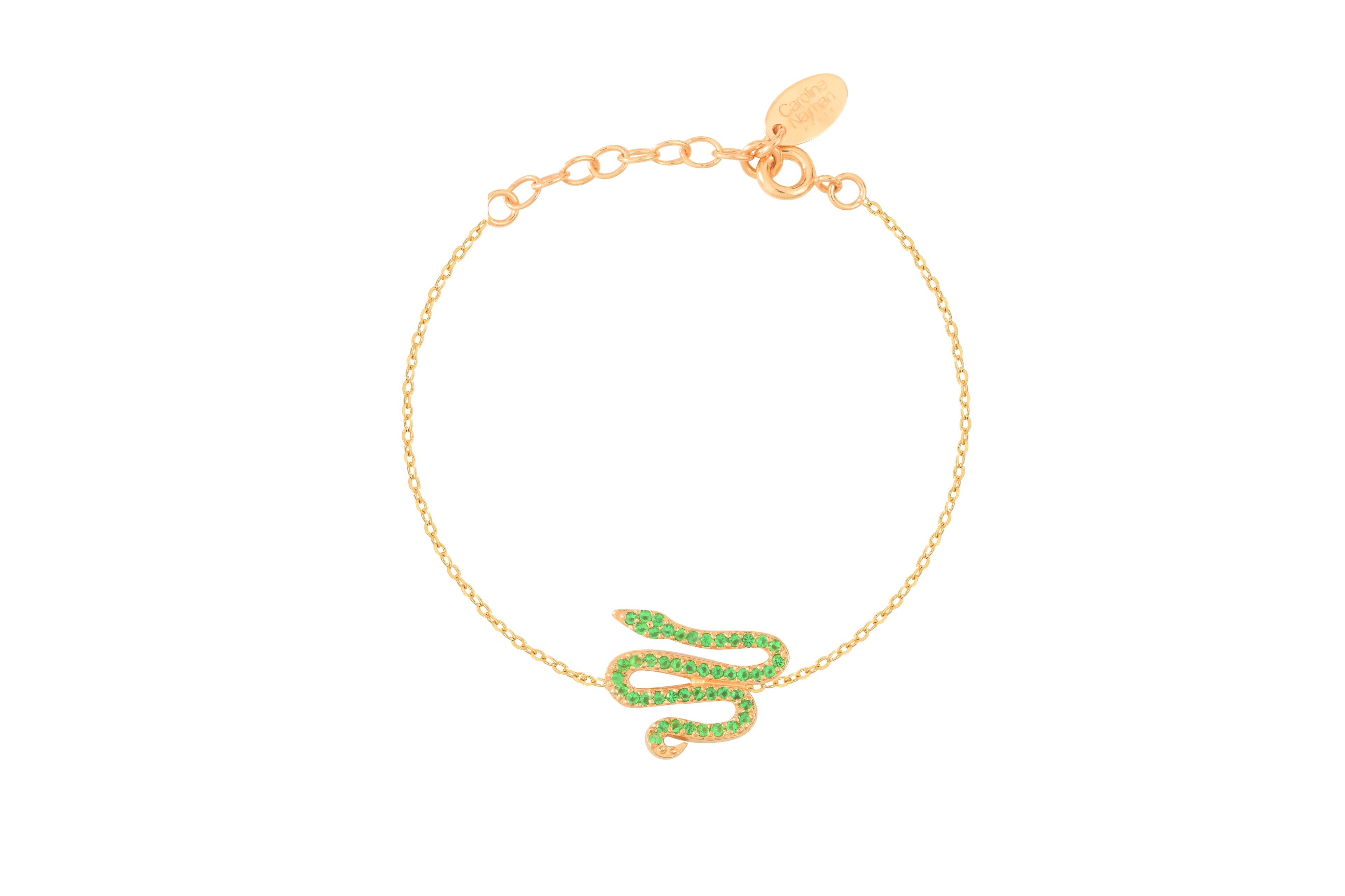 Bracelet Snake Vert