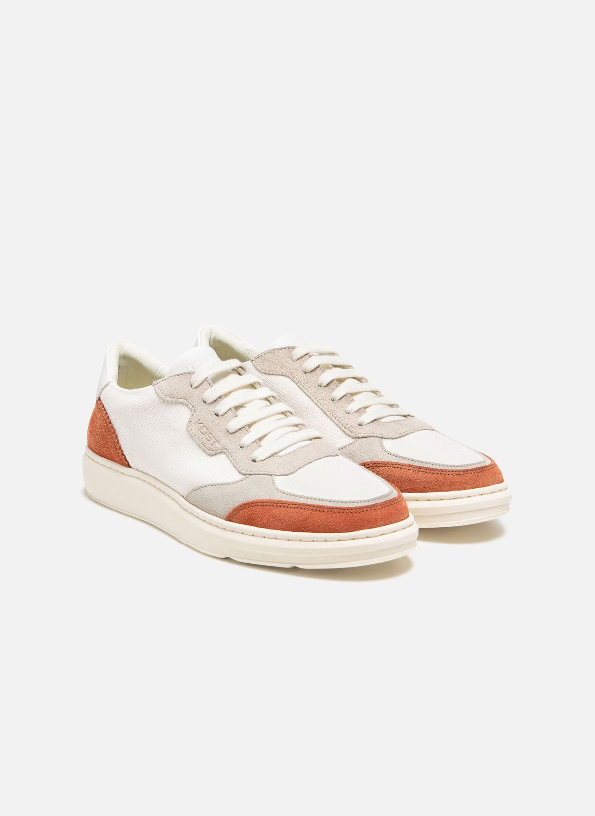 Snooze T Trainers - Ecru/Brick/Grey