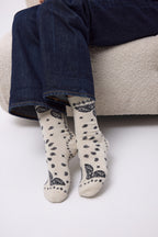 Chaussettes Bandana Presley - Blanc Noir - Mixte