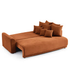 Soline – Sofa prosta – Sztruks w kolorze terakoty