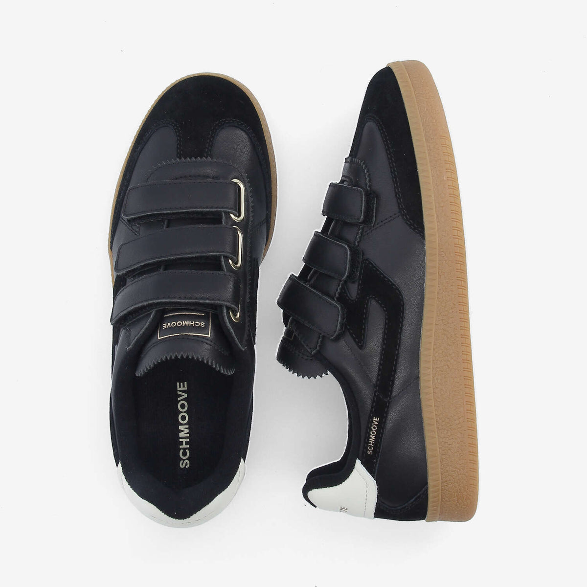 Sheffield Straps W - Nappa/Suede - Black/Black