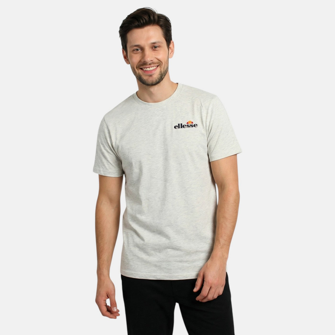 Ellesse Men's Short Sleeve T-Shirt - Ecru