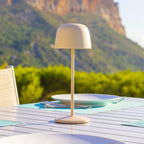 Sophia - Lampe De Table Sans Fil - Acier - Crème