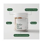 Le complément SOS plaques sèches de MakeMyMask est clean, vegan, naturel, fabriqué en France et de qualité pharmaceutique