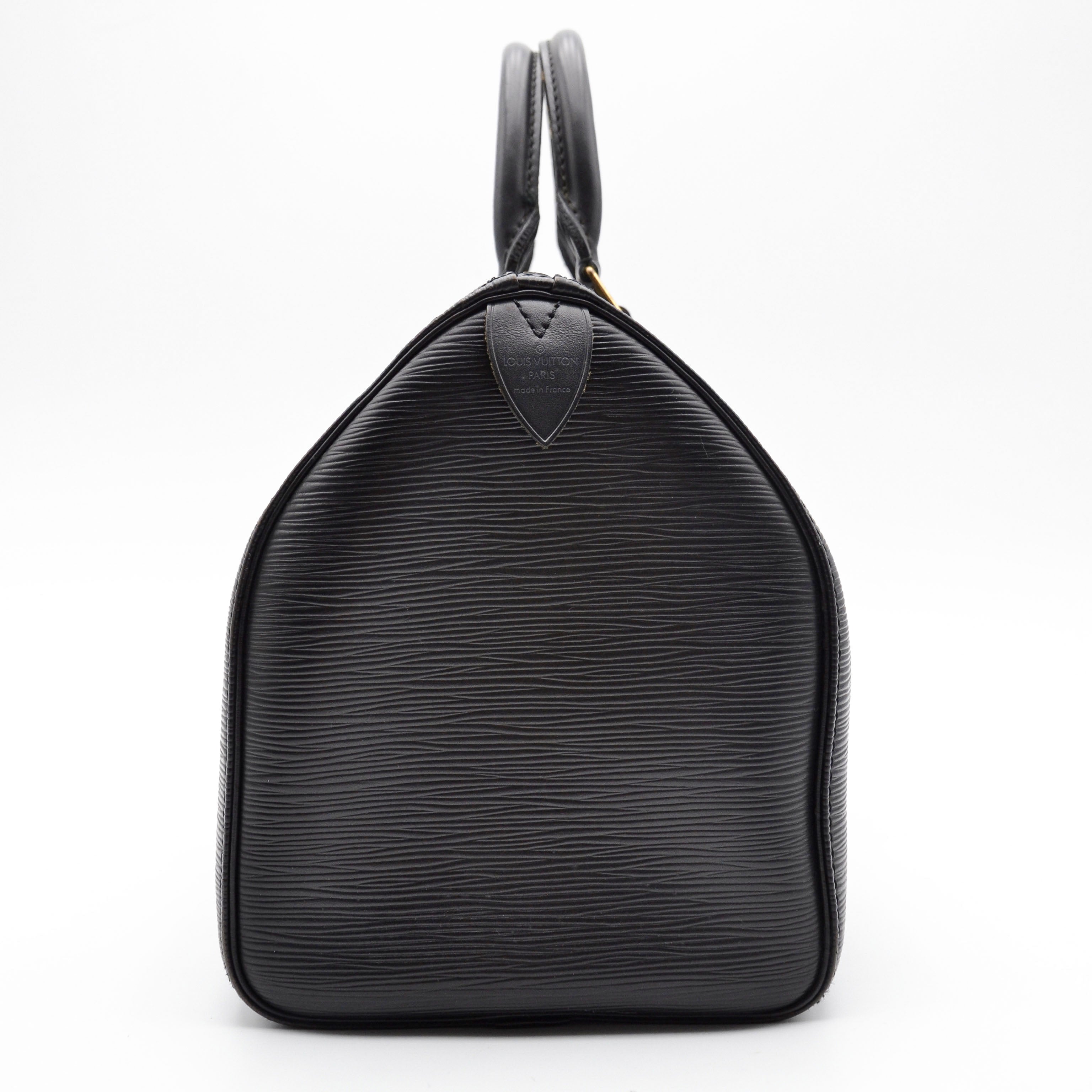 Louis Vuitton Speedy 30 Épi Noir