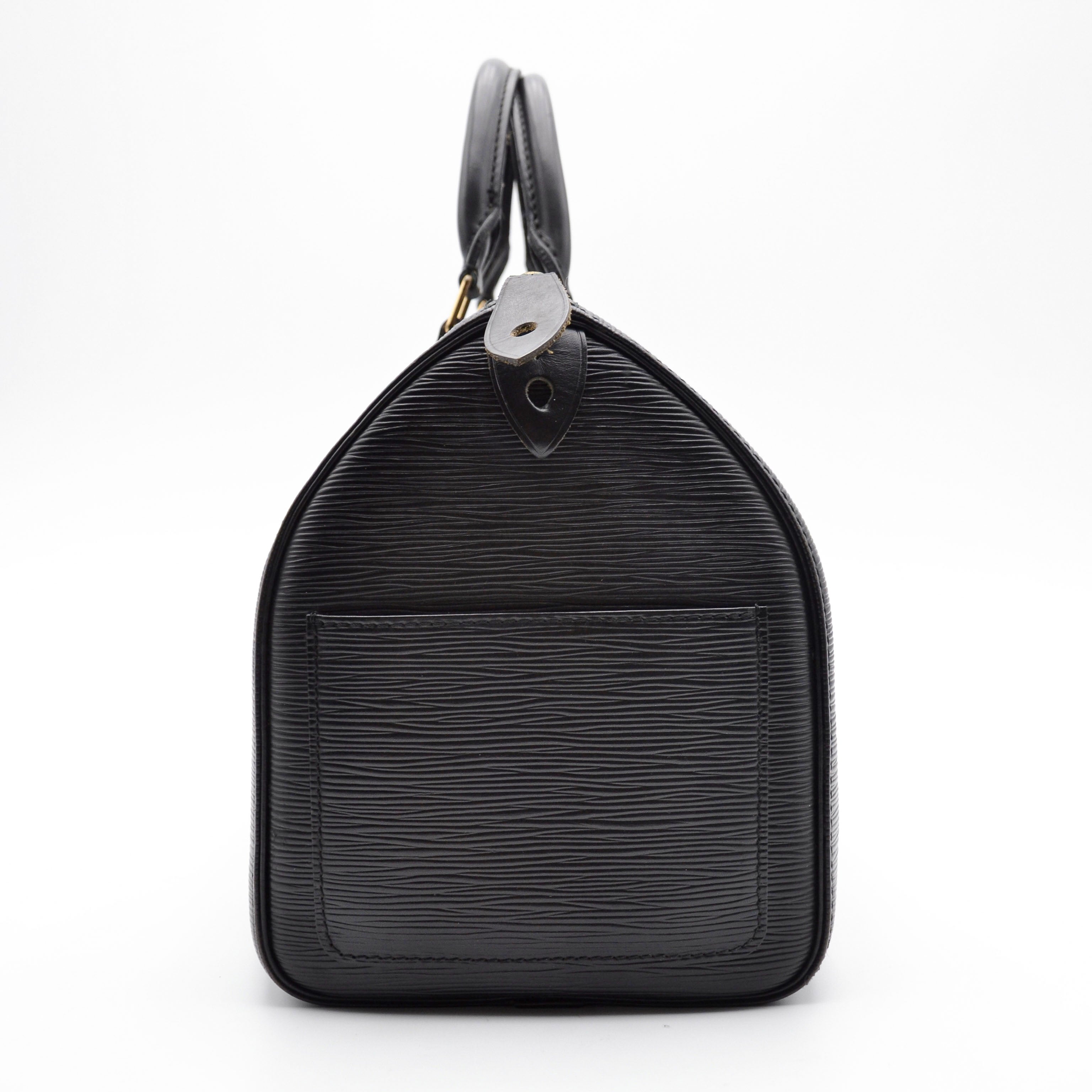Louis Vuitton Speedy 30 Épi Noir