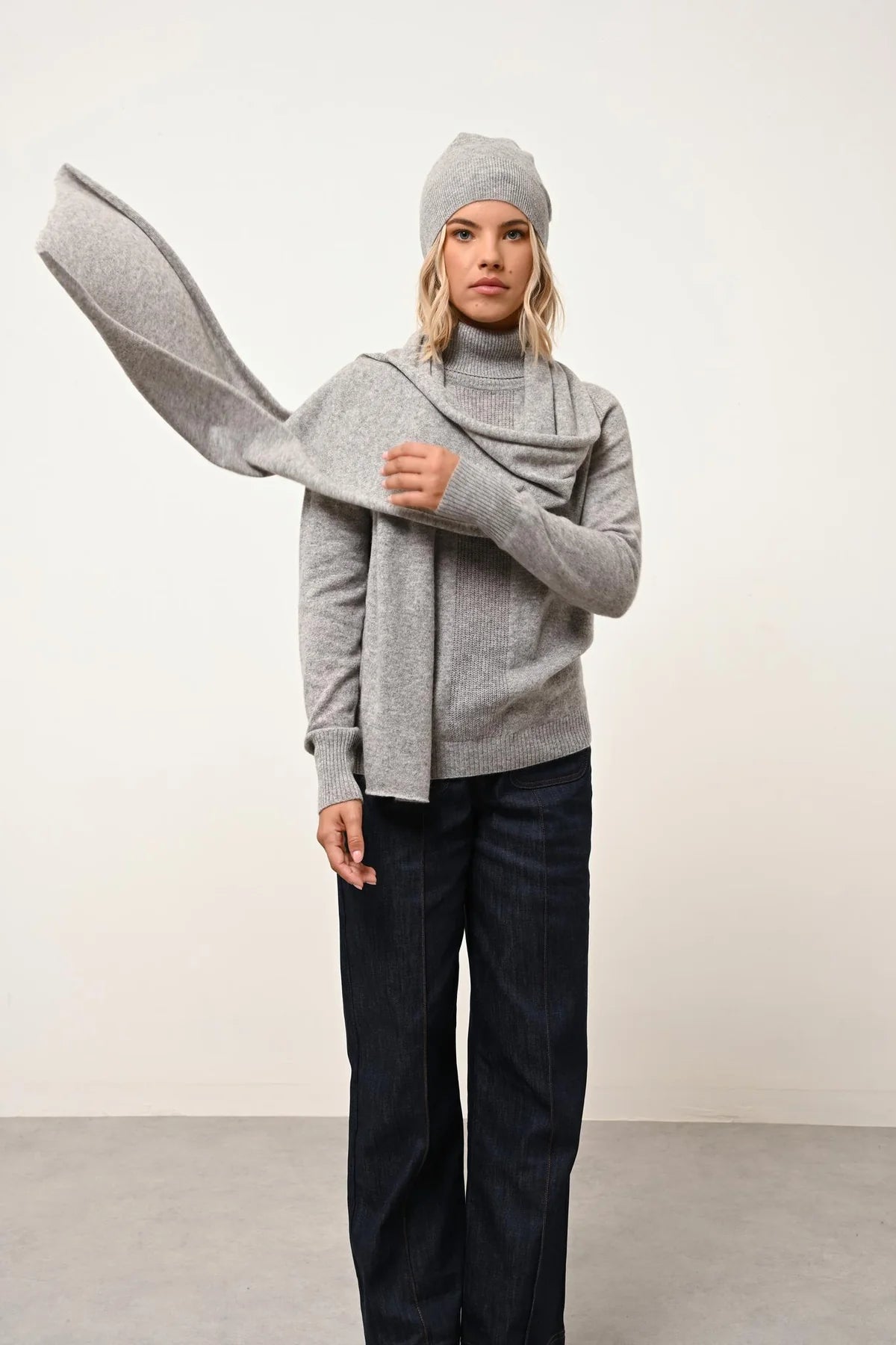 Scarf - Spencer - Marled Cloud