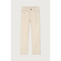 5-Pocket Fitted Cotton Trousers 100% - Ecru - Women