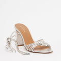 Petite Mendigote - Dina Foil Sandal - Silver