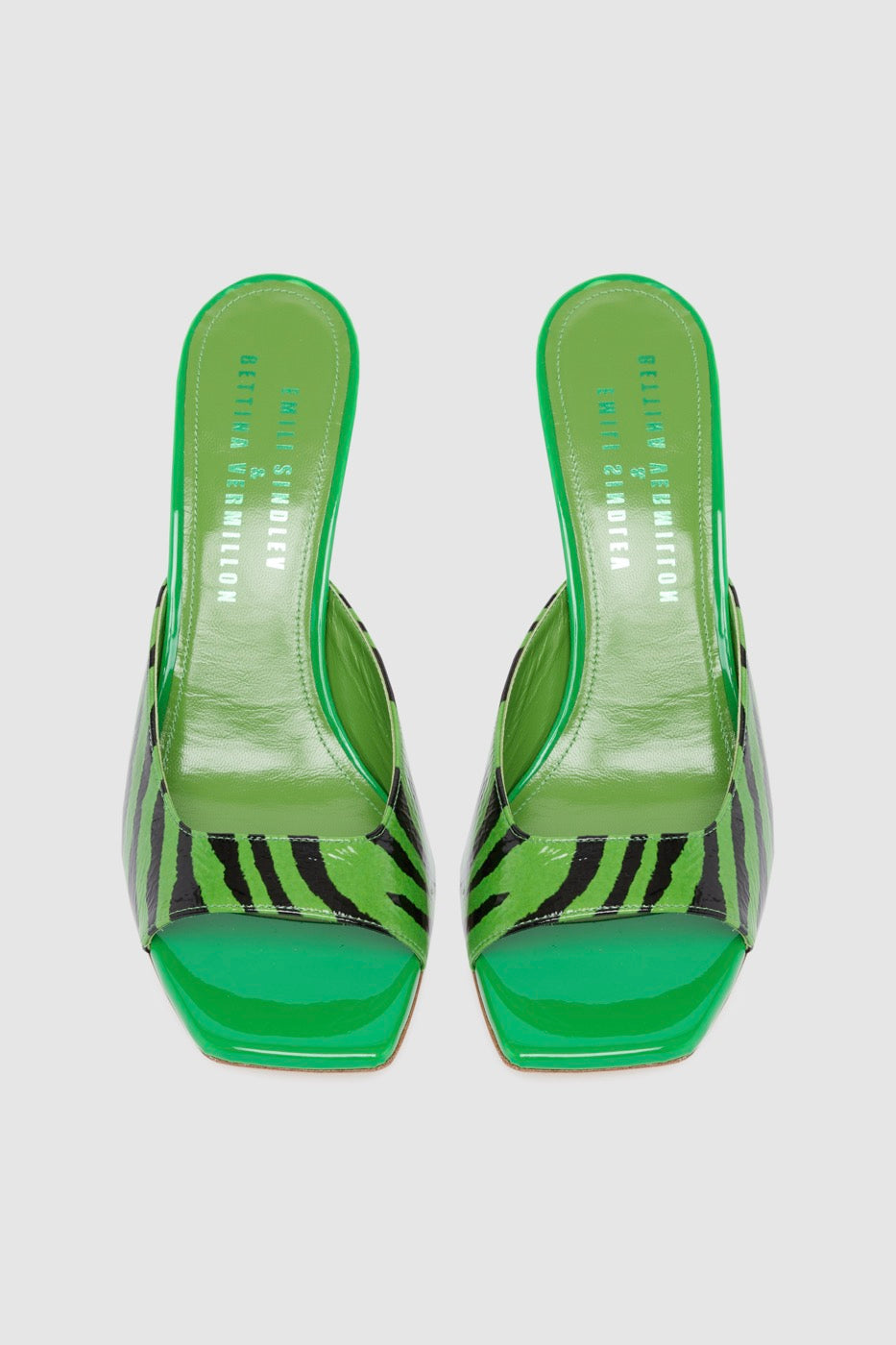Patricia Sandals - Zebra Green - Women