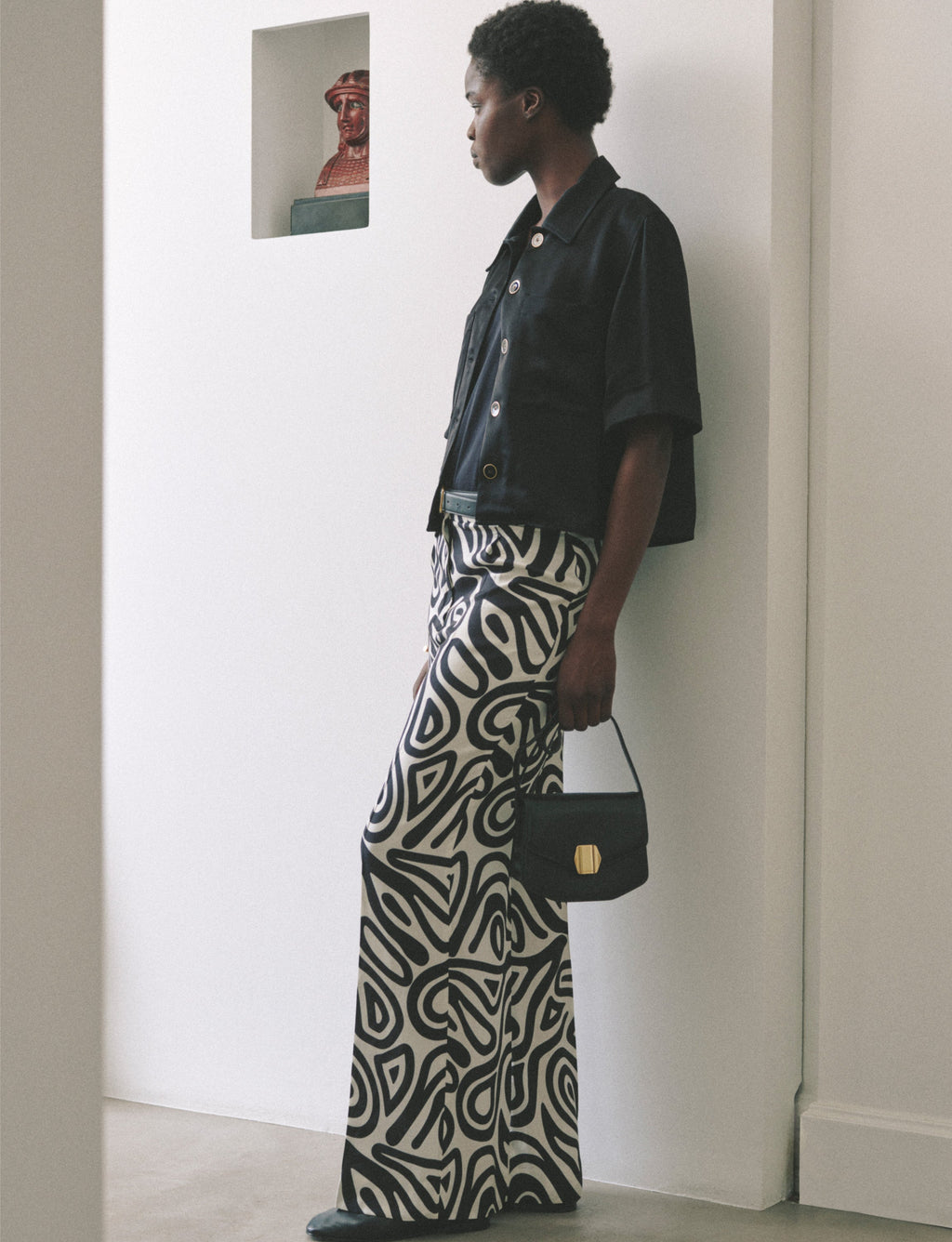 Pantalon Gracella - Noir/Écru - Femme