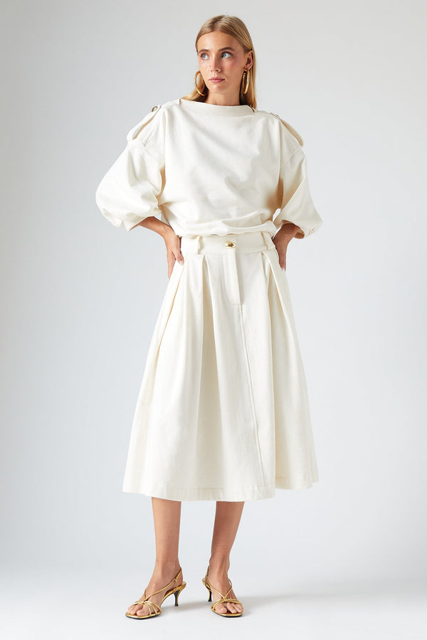 Keaton Cream Skirt