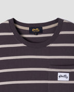 Stripe Tee - Raven/Eucalyptus