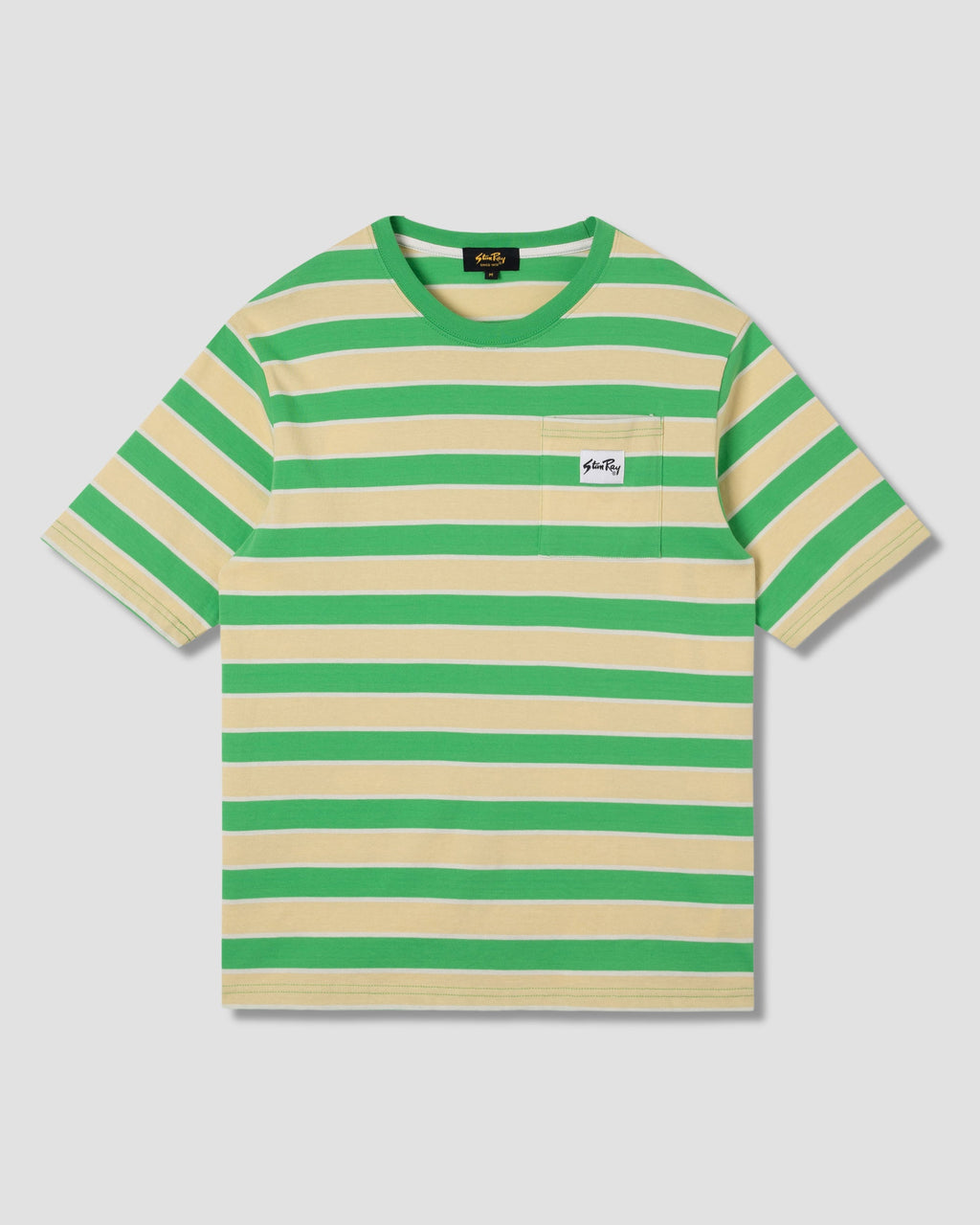 Stripe Tee - Island Green / Sunlight