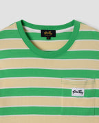 Stripe Tee - Island Green / Sunlight