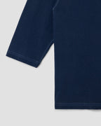 3/4 Football Tee - Navy W/Print