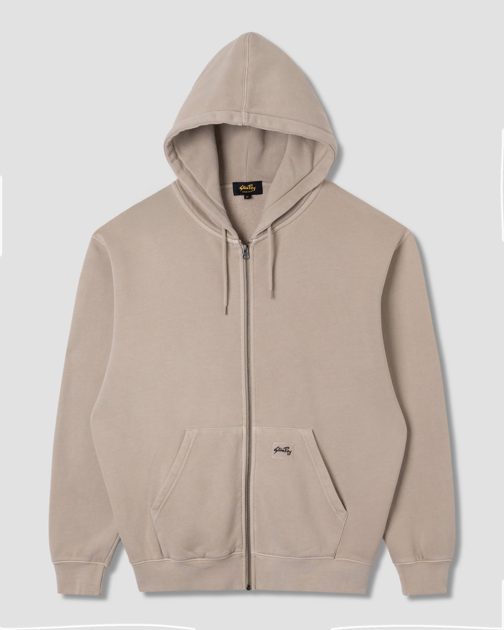 Patch Zip Hood - Eucalyptus