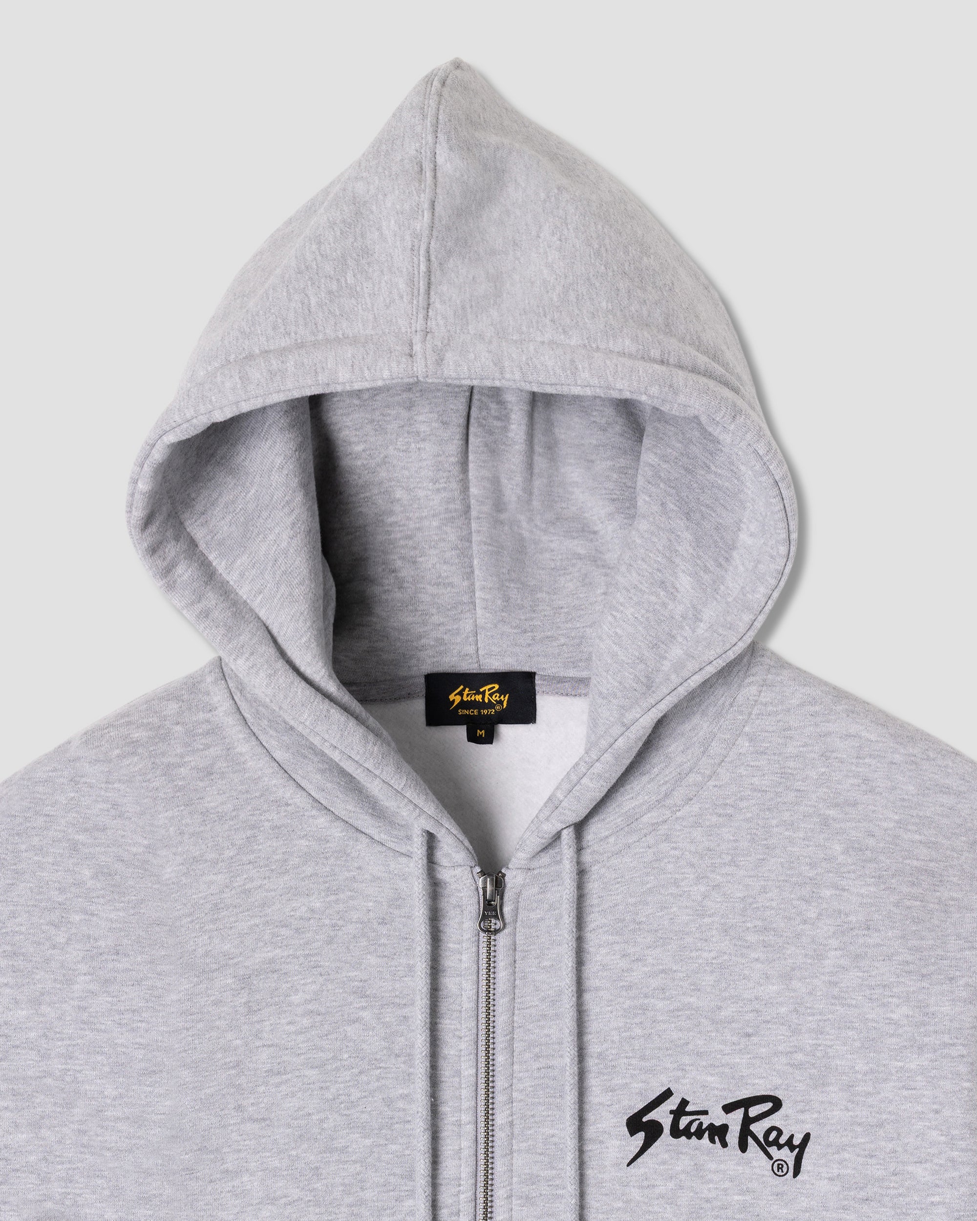 Stan OG Zip Hood - Grey Heather