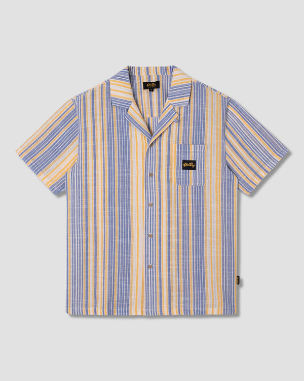 Chemise Tour - Blue/Yellow Stripe