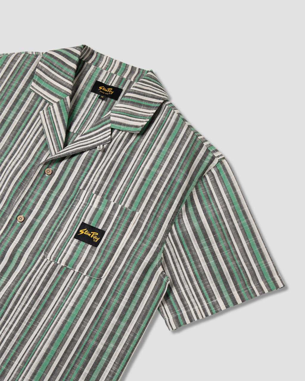 Tour Shirt - Black/Green Stripe