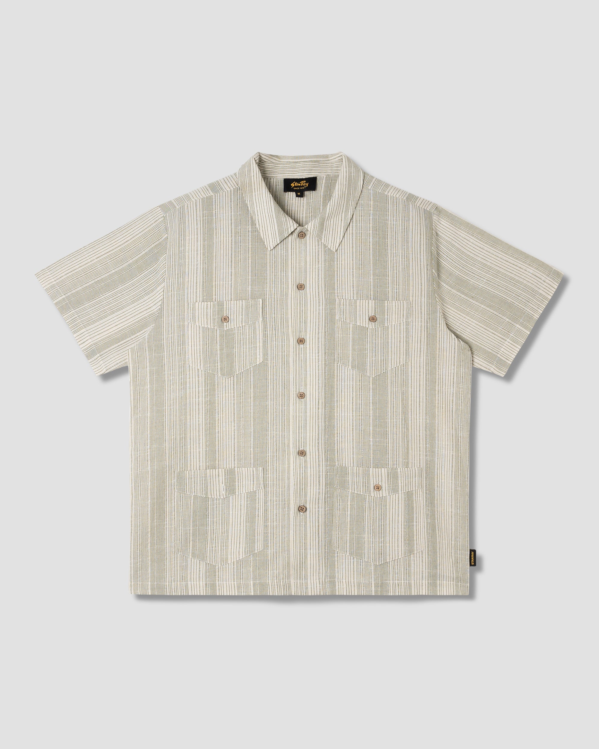 Mexicali Shirt - Green Stripe
