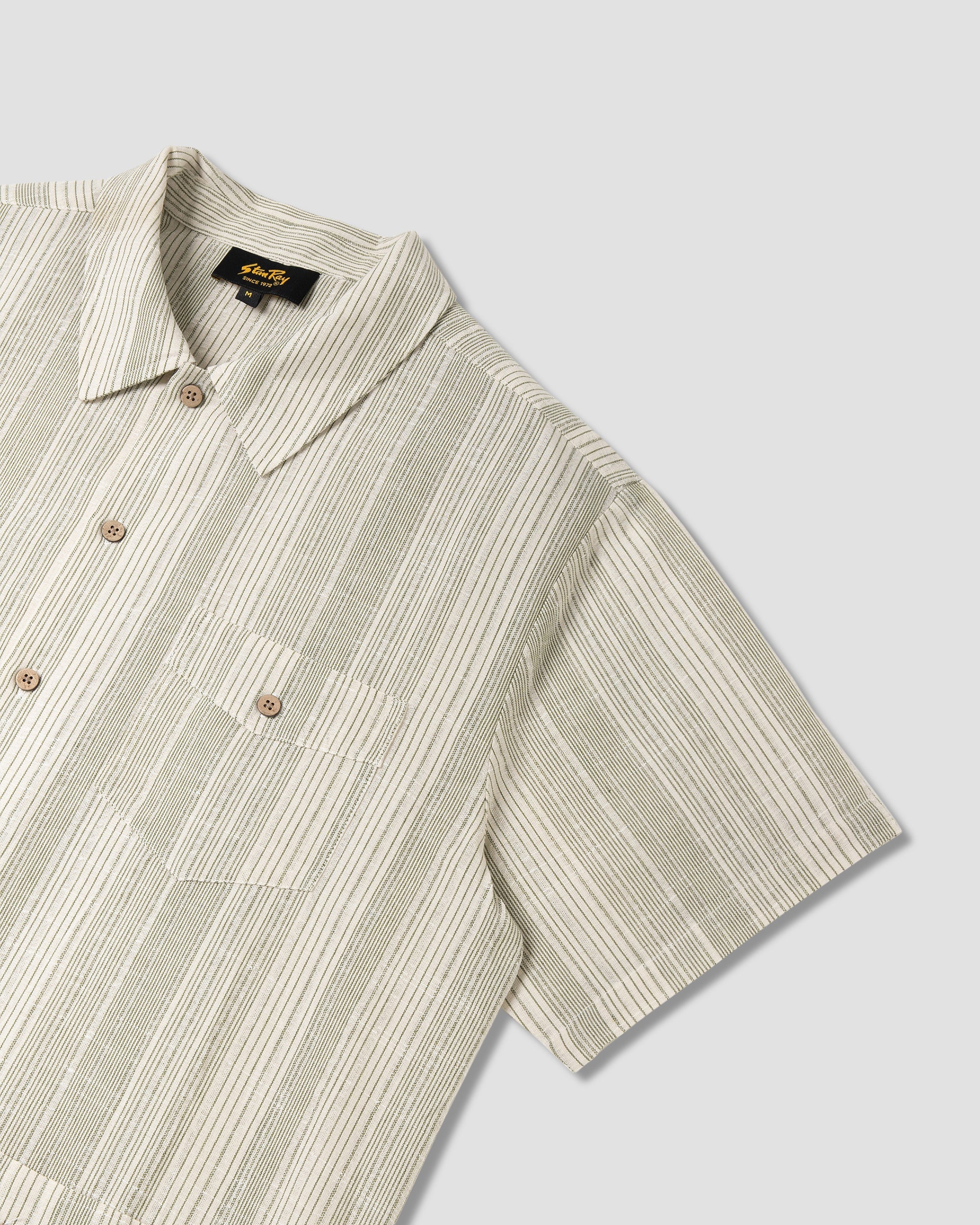 Mexicali Shirt - Green Stripe