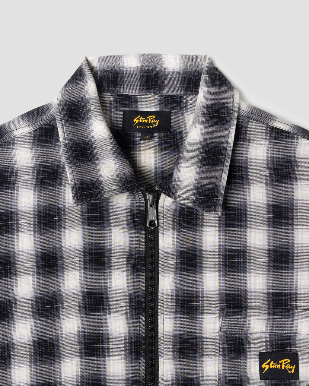 Zip Shirt - Black Check