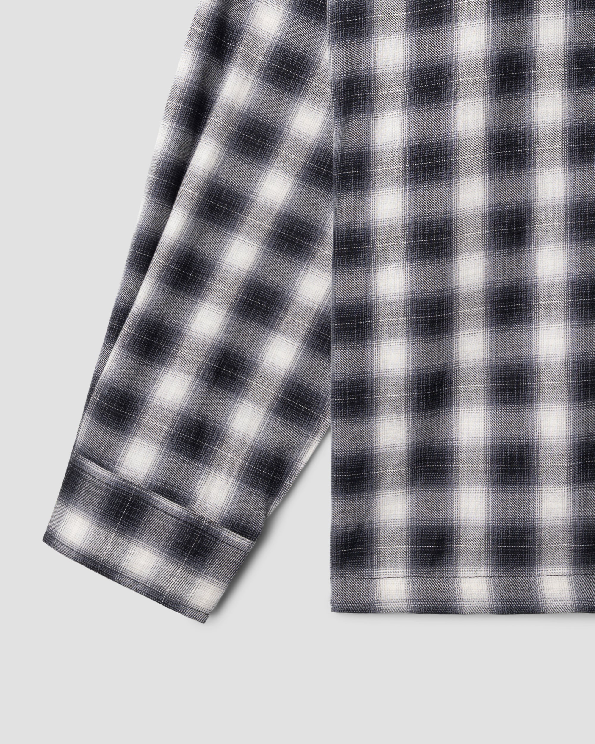 Zip Shirt - Black Check