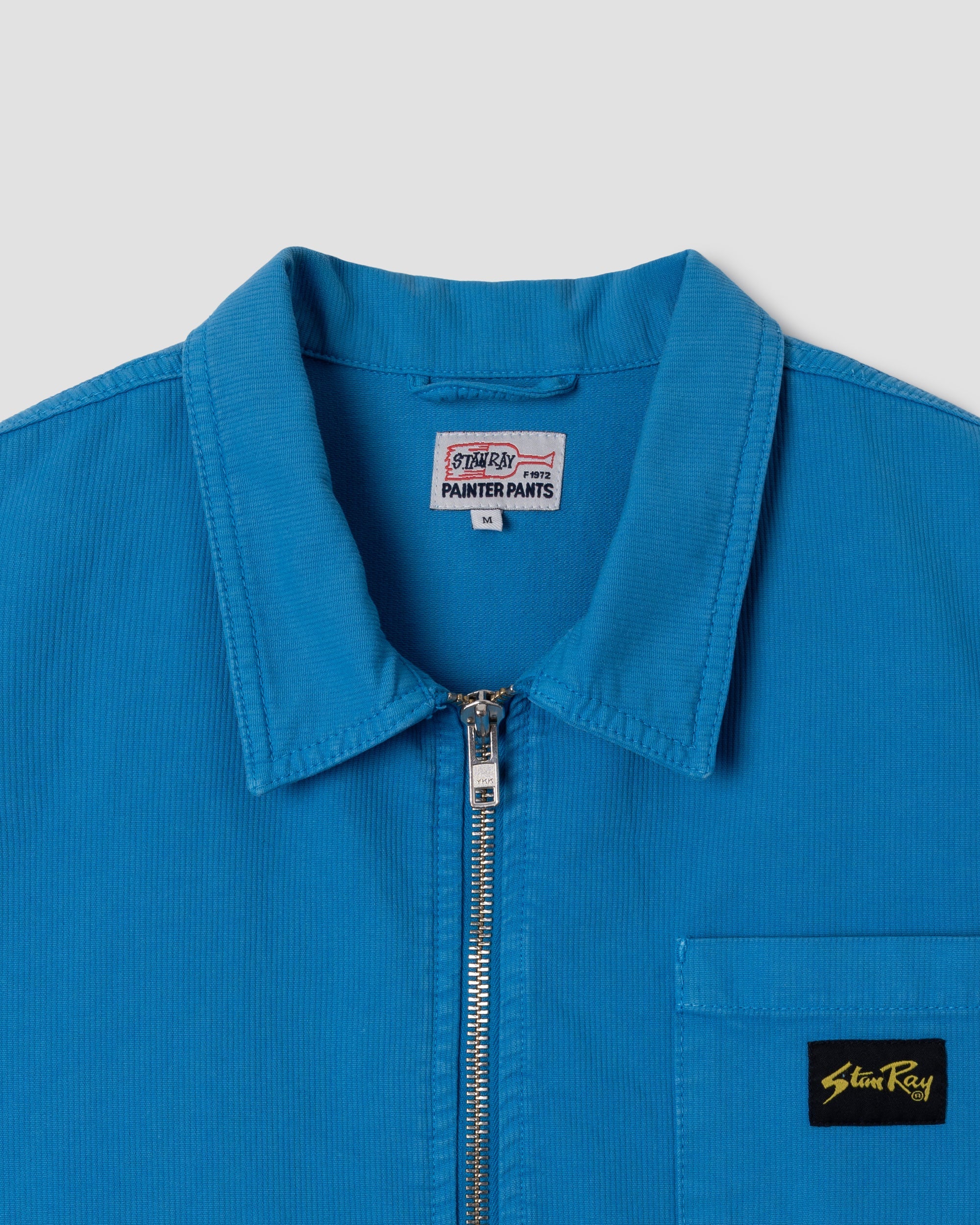 Zip Shirt - Imperial Blue Bedford Cord