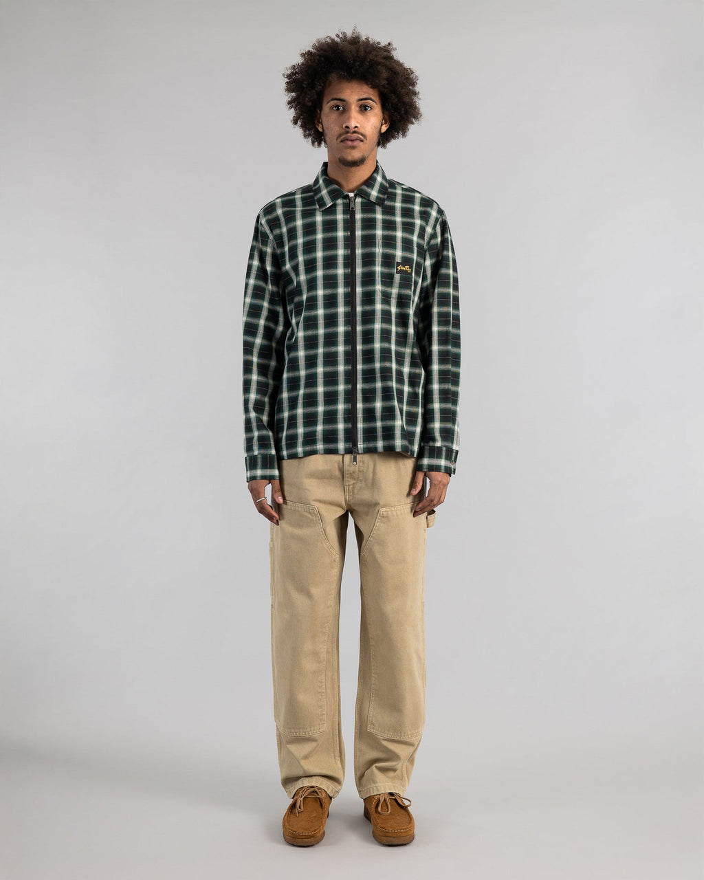 Double Knee Pant - Eucalyptus Twill