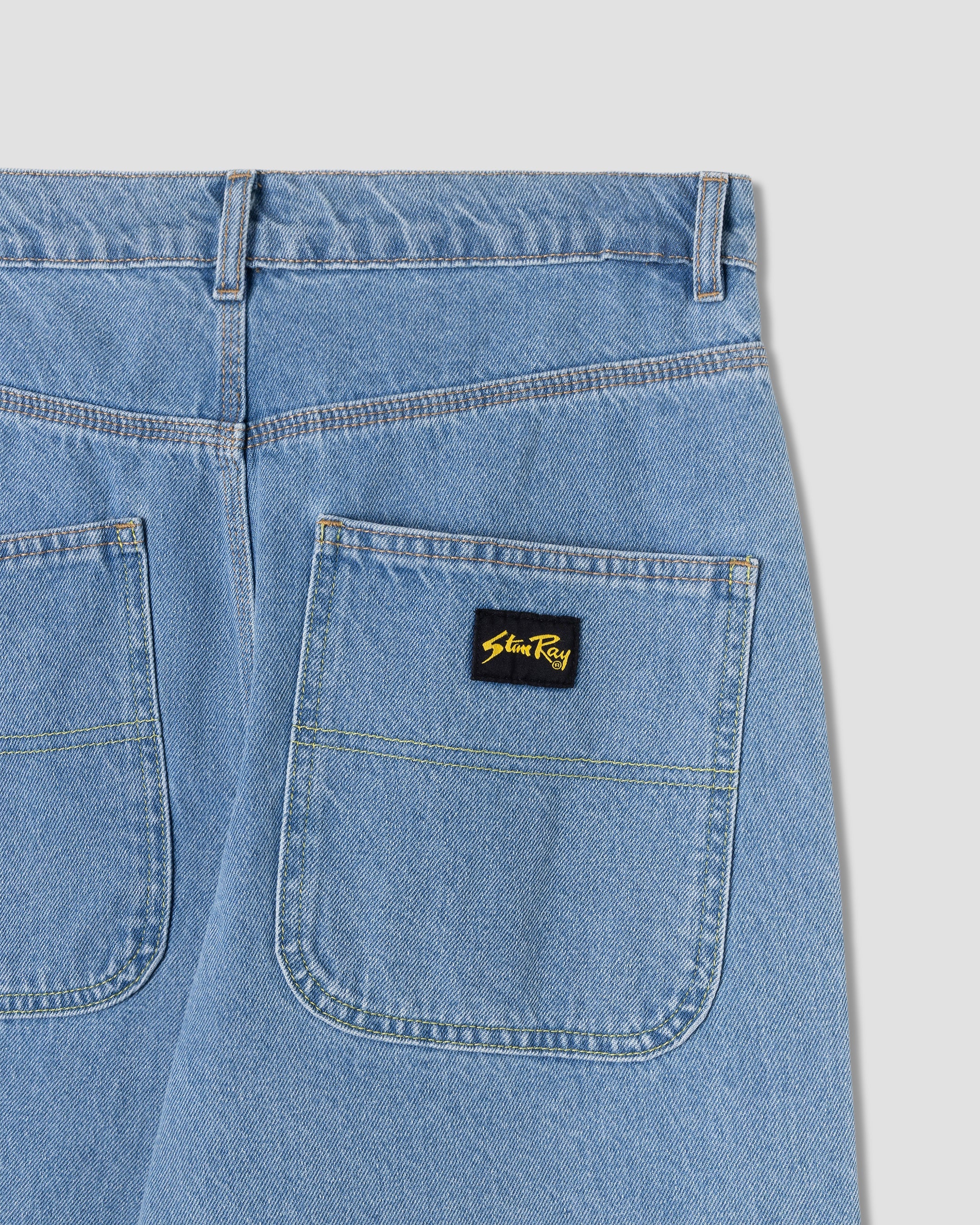 Wide 5 - Mid Stone Denim