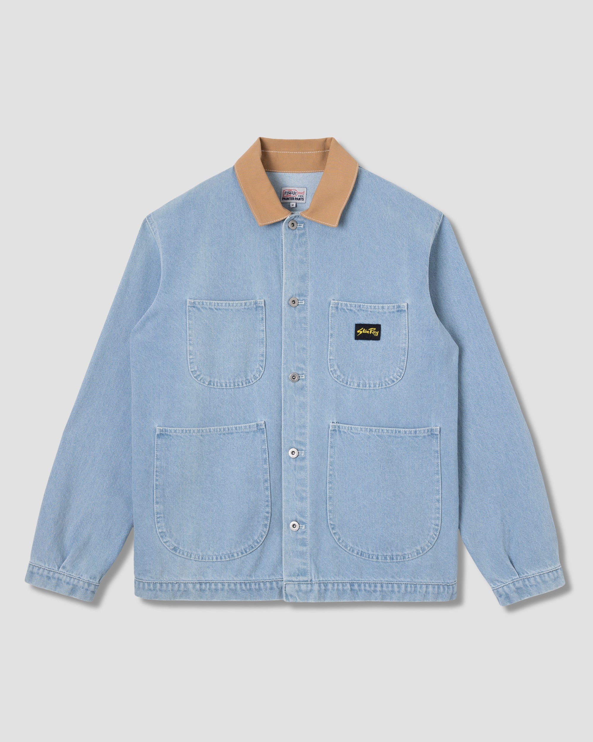 Coverall Jacket - Ice Stone Denim