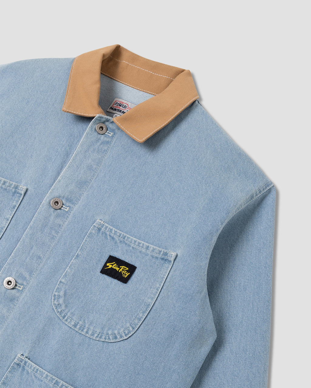 Coverall Jacket - Ice Stone Denim