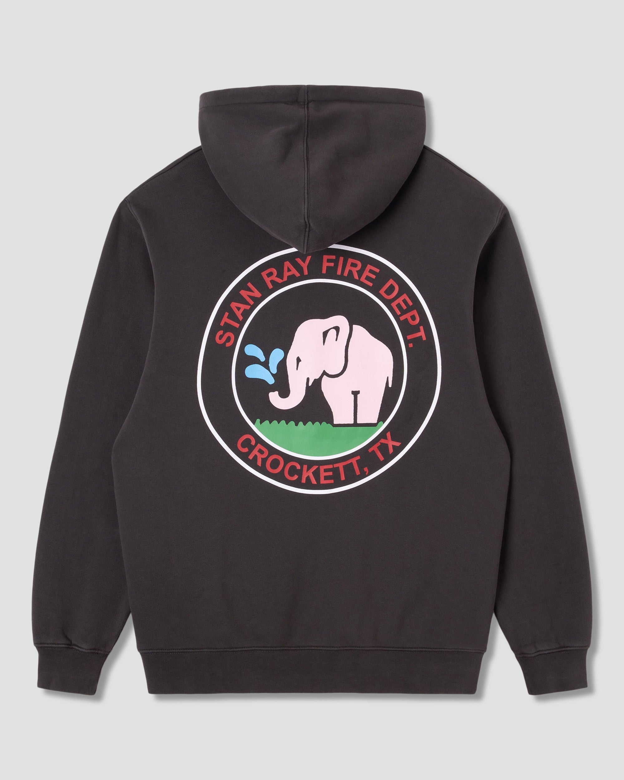 Fire Dept Hood - Raven Black