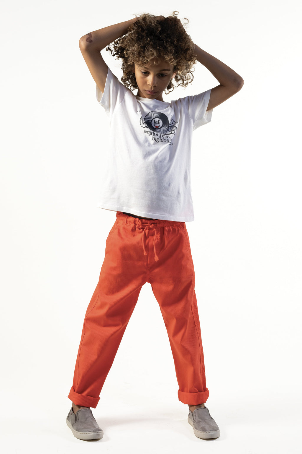 Pantalon Garçon - Mustang - Tangerine