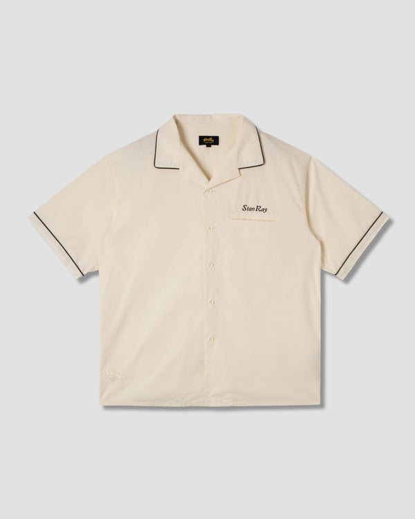 Chemise Bowling - Natural / Matt Black