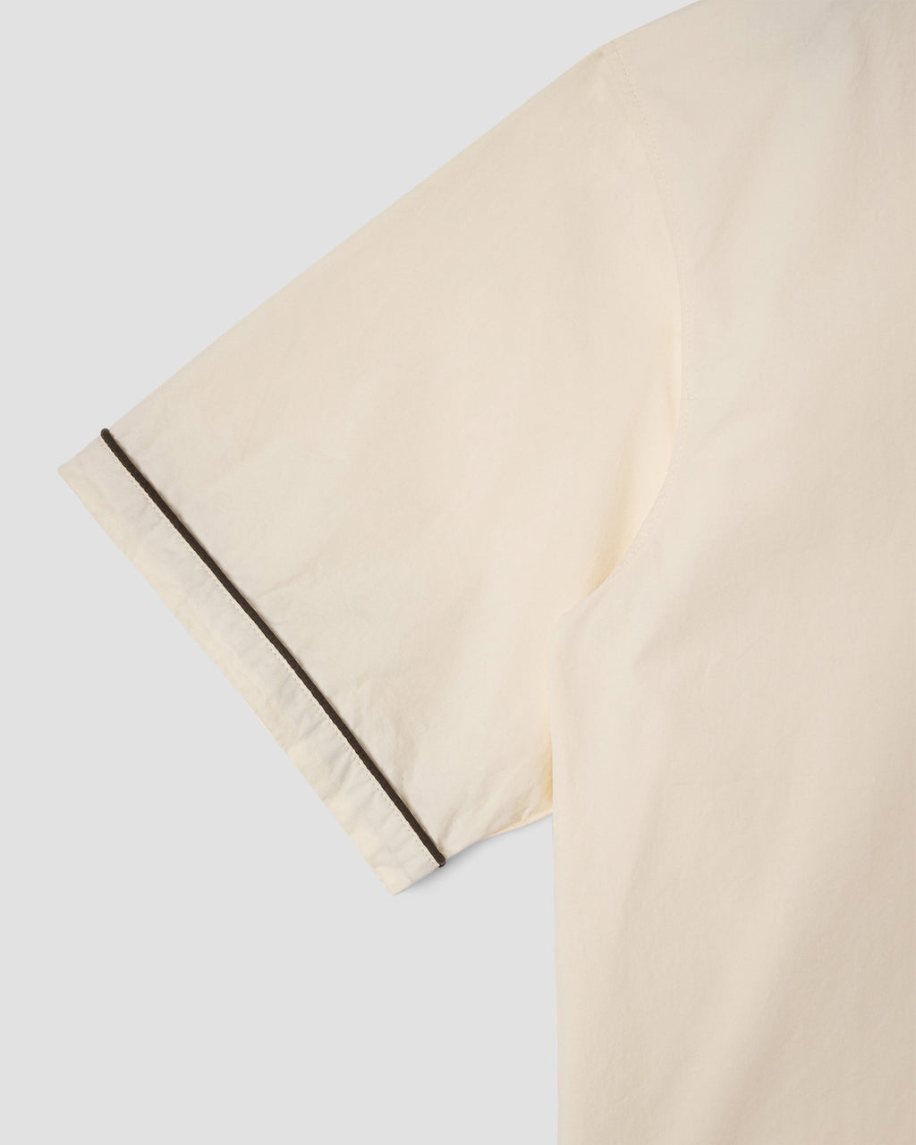 Bowling Shirt - Natural / Matt Black